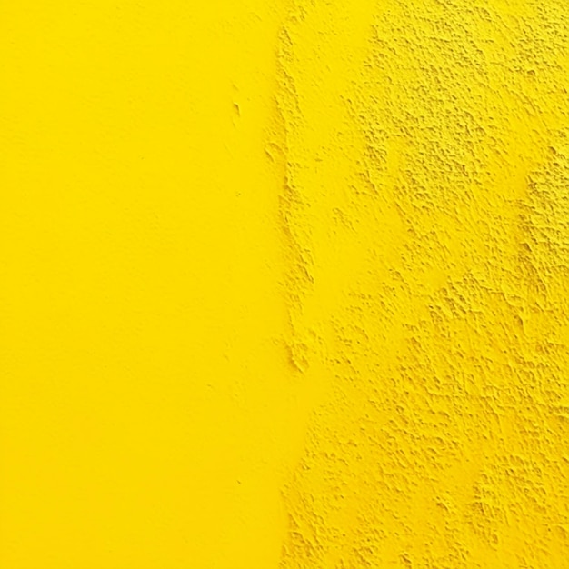 사진 추상적인 노란색 벽지 또는 거친 노란색으로 칠한 질감으로 창조적인 배경의 클로즈업
