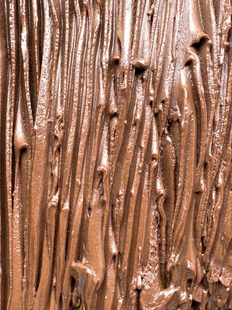 写真 チョコレート風味のアイスクリームのクローズアップ チョコレートアイスクリームのテクスチャー