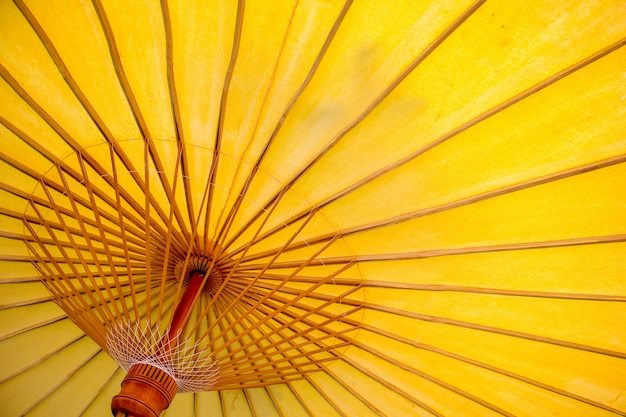Фото Макрофотография красной ручной структуры зонтик структуры