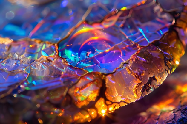 Photo a closeup of an opal