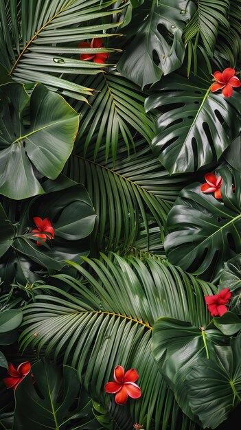 CloseUp of Palm Leaves