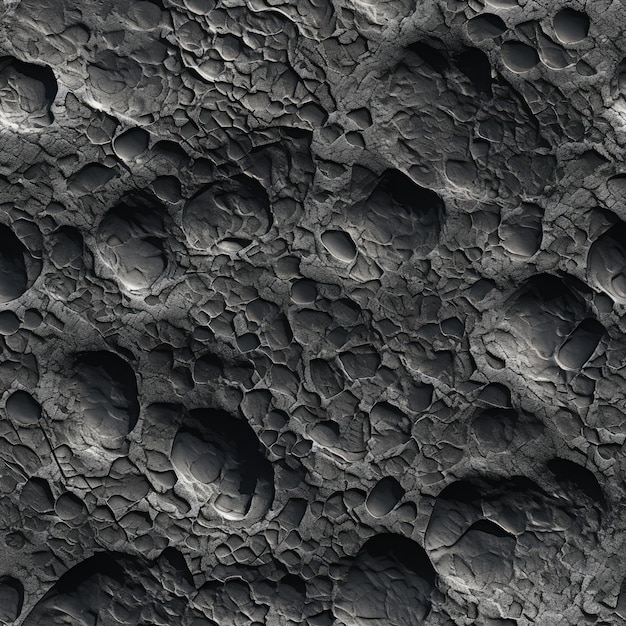 Closeup of the pattern on a piece of moon rock