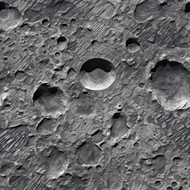 Closeup of the pattern on a piece of moon rock