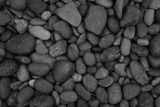 closeup pebble beach stone background