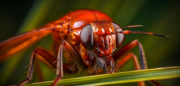 closeup photo of a bug