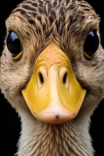 CloseUp Photo Of Ducks Head