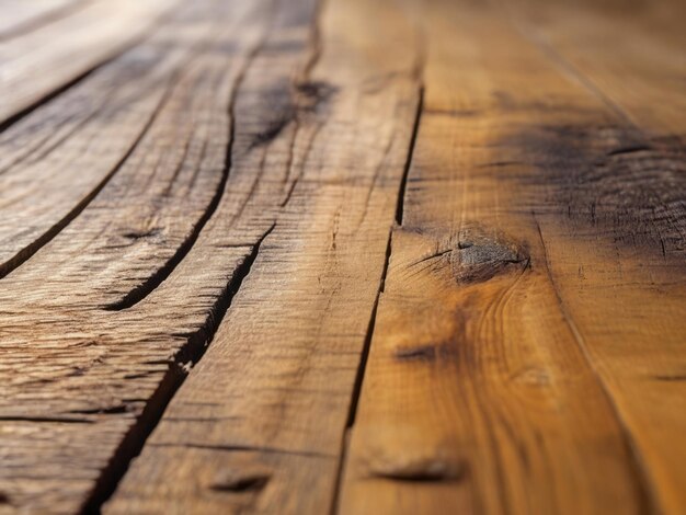 Closeup photo old wood surface is poorly sanded bright textured