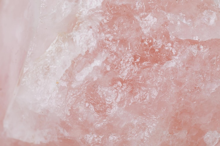 Photo closeup photo of rose quartz