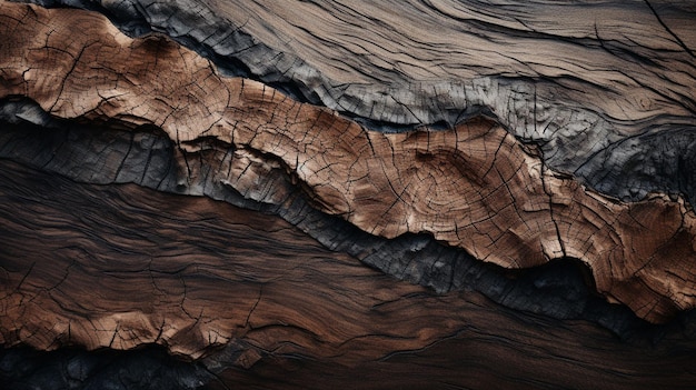 A CloseUp Photo Of Textured Tree Bark Background