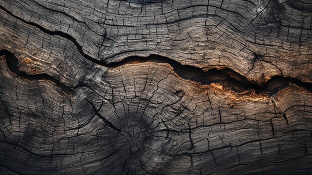 Photo a closeup photo of textured tree bark wallpaper