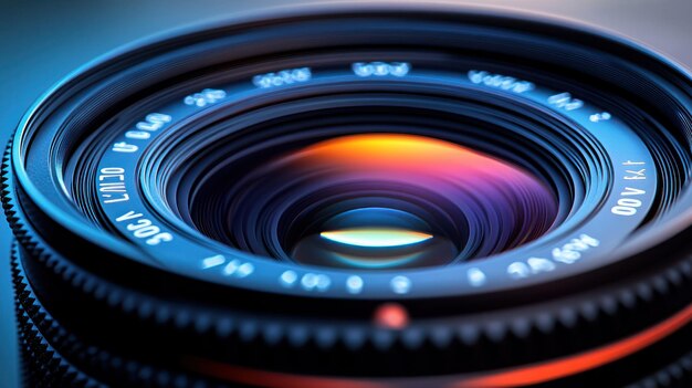 closeup photography of a camera lens