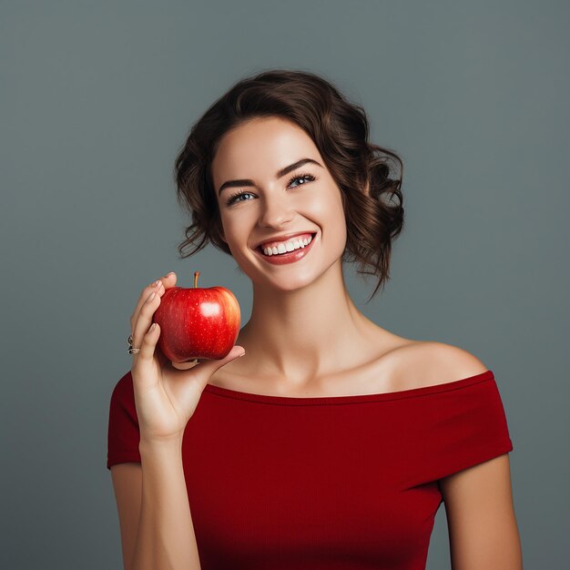 Photo closeup of photography of a prettiest lady posing in trendy season