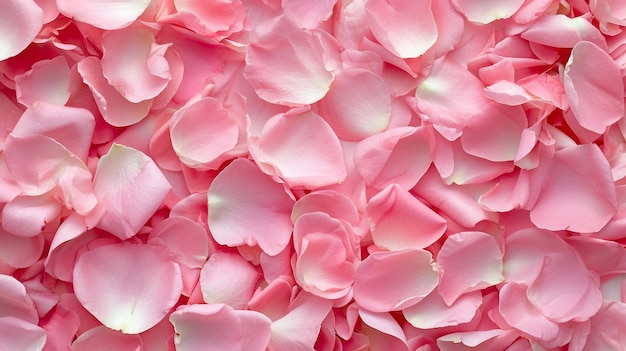 Closeup of a Pink Petals Cluster