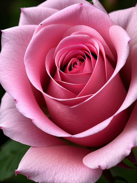 검은색과 색의 분홍색 장미의 클로즈업