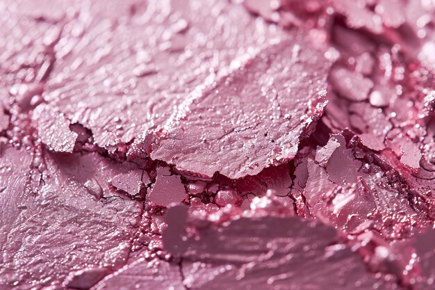 Photo closeup of pink shimmering rhodonite dust texture