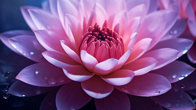 CloseUp Pink Water Lily AwardWinning Studio Photo