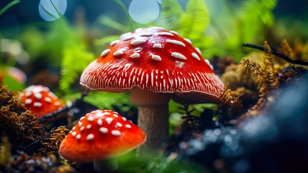 A Closeup of the Poisonous and Mystical Mushroom