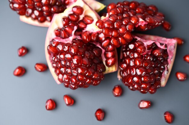 Closeup of pomegranate Seeds 