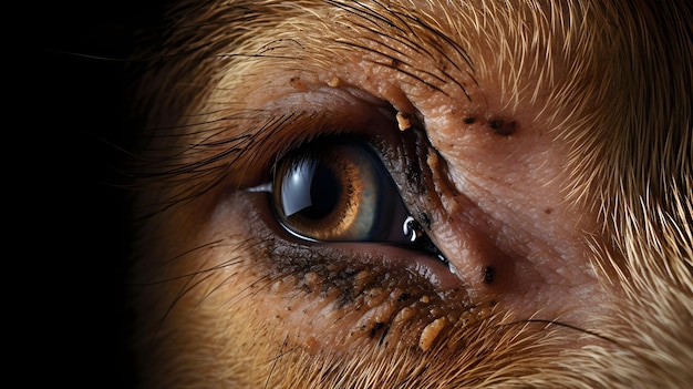 Closeup of a potbelly pigs snout