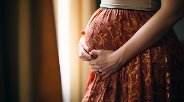 Closeup of pregnant woman cute pregnant woman lonely pregnant woman cute girl closeup of woman