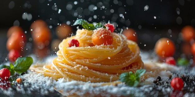 Клоуз-ап процесса приготовления домашних макарон шеф-повар делает свежие итальянские традиционные макароны