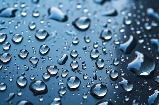 CloseUp Raindrop Background