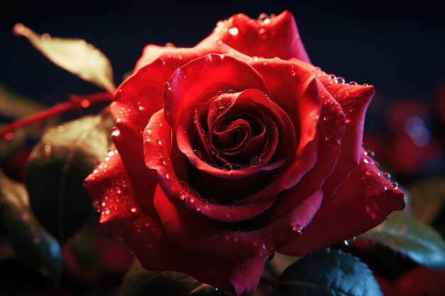 Closeup of a Red Rose