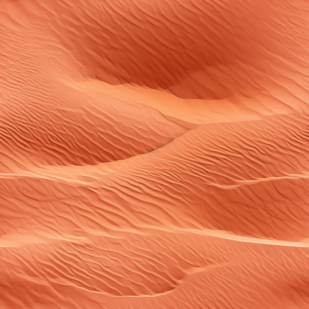 Closeup of a red sand texture in a desert