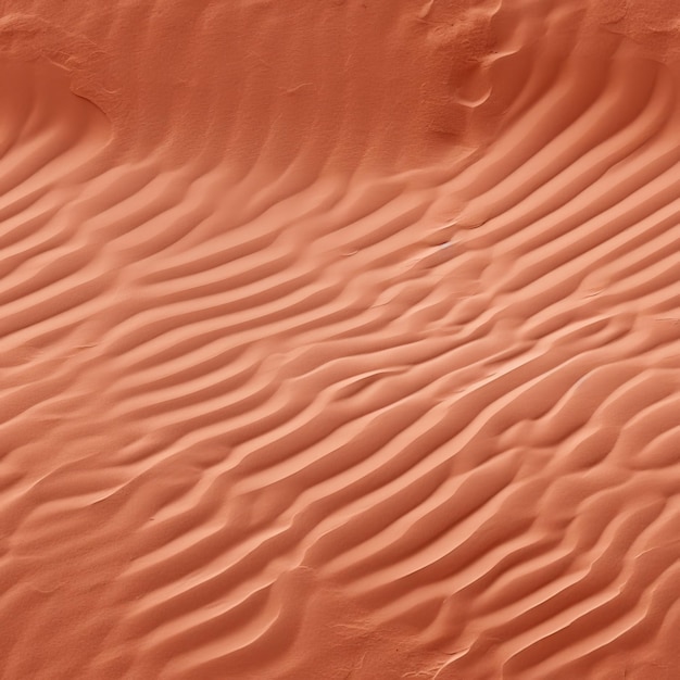 Closeup of a red sand texture in a desert