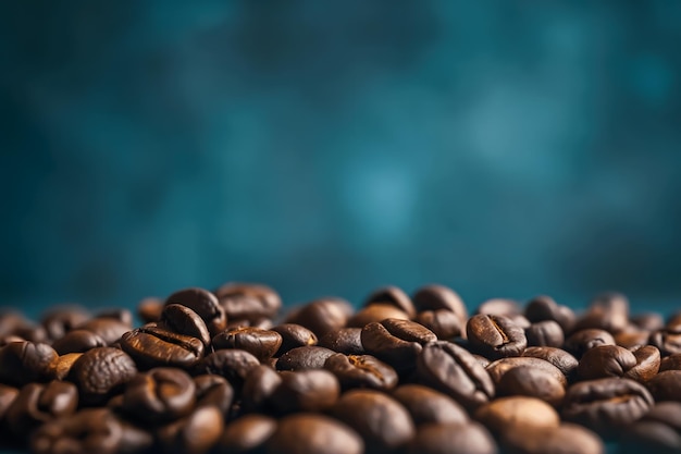<unk>은 커피 콩 의 클로즈업 과 선택적 인 초점