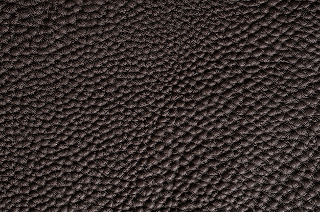 Closeup of seamless brown leather texture for background