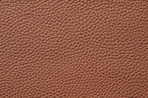 Closeup of seamless brown leather texture for background