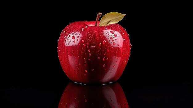 Closeup shot of an apple