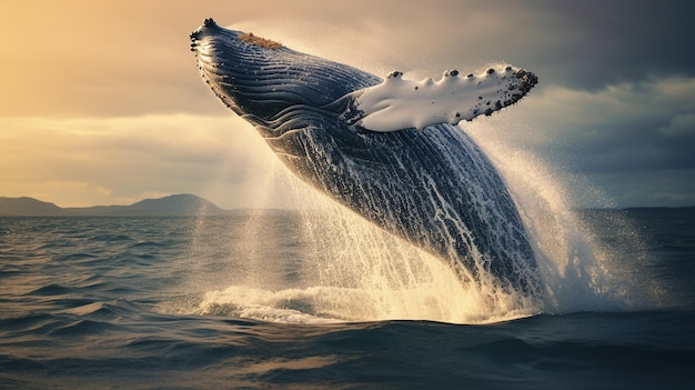 a closeup shot of a beautiful white whale swimming in water during daytime