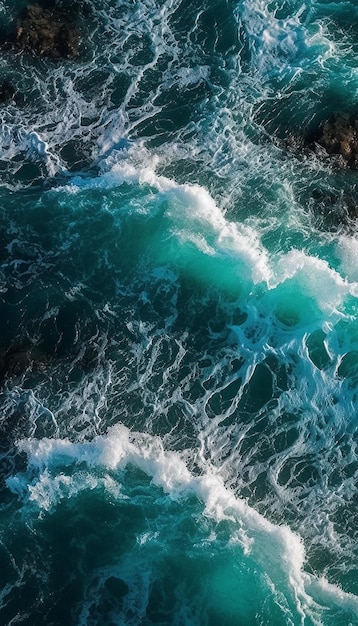 closeup shot of blue water during the dawn