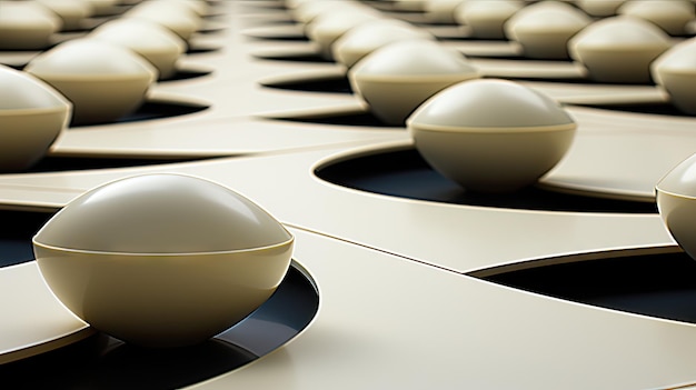 Closeup shot of bowls on white surface UHD Wallpaper