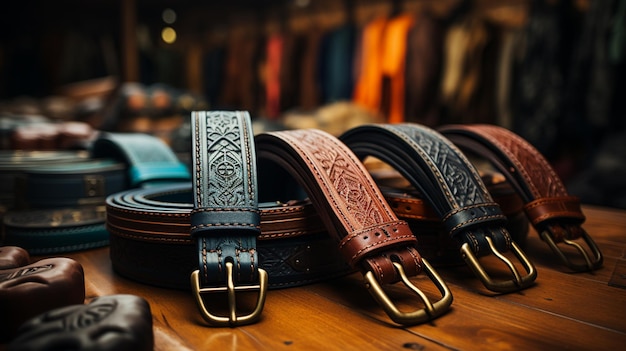 Leather belt bracelet hotsell