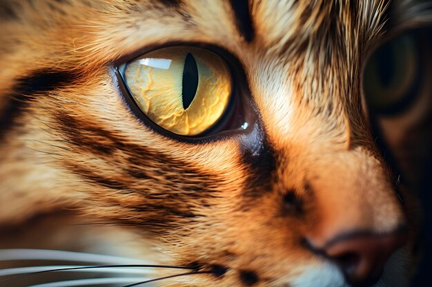 CloseUp Shot Of A Cat