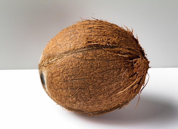 a closeup shot of coconuts