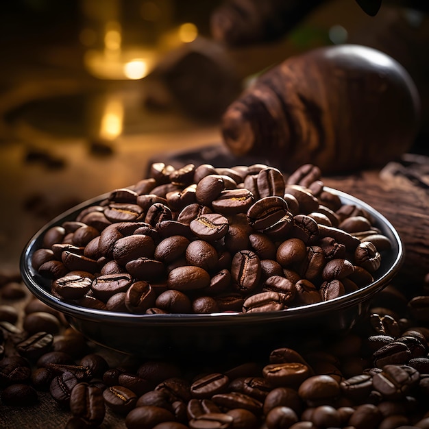 closeup shot of coffee beans