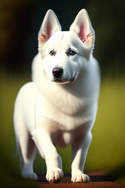 Closeup shot of a dog looking so beautiful animal