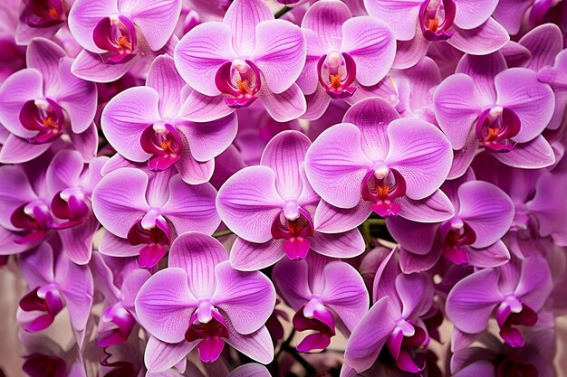 Closeup shot of hands holding an orchid bouquet emphasizing emotions