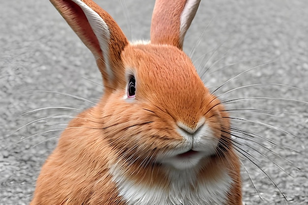 Closeup shot of a Rabbit