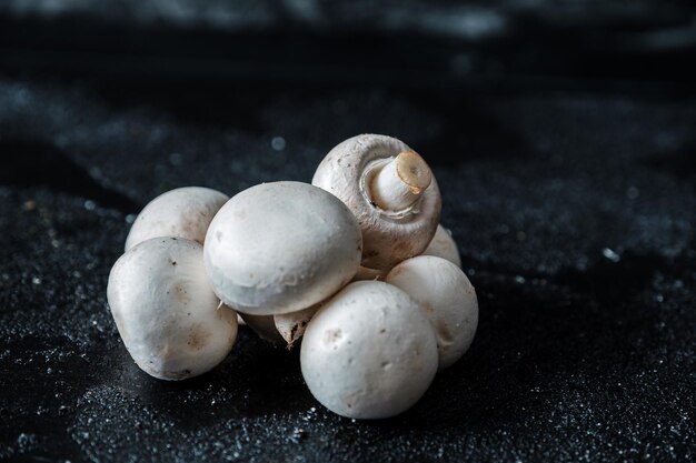 Closeup shot of ripe mushroom