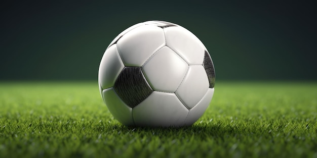 closeup shot of a soccer ball