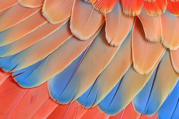羽毛のような複雑な細部を撮影する飛行中の個々の鳥のクローズアップショット