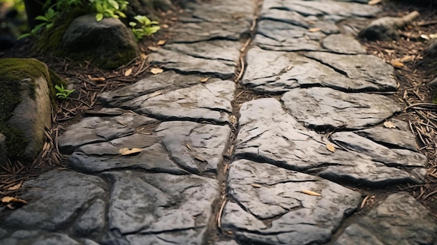 a closeup of some rocks