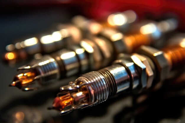 Premium Photo  Close up of spark plug for the engine of the car