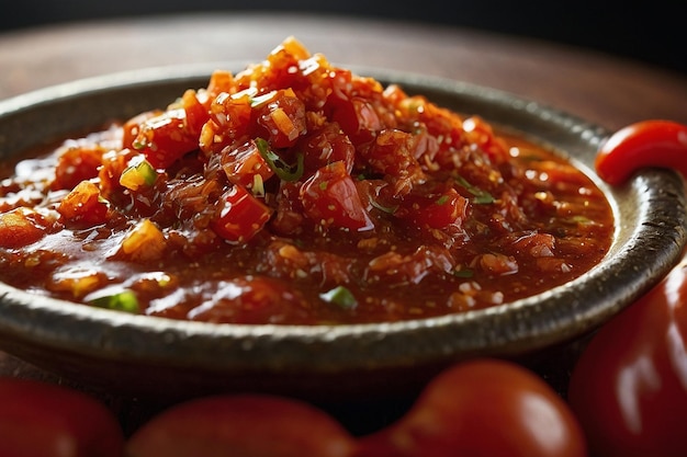 CloseUp of Spicy Chipotle Salsa