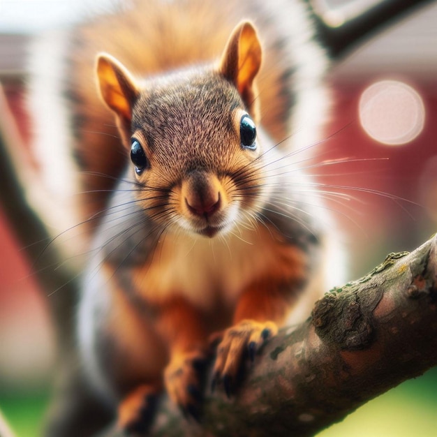 Photo closeup of squirrel